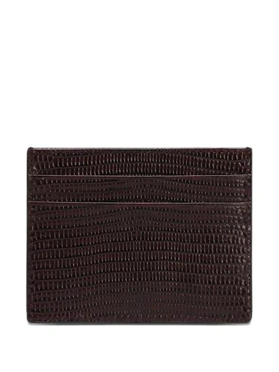DOLCE & GABBANA CARD HOLDER WITH LOGO PLAQUE