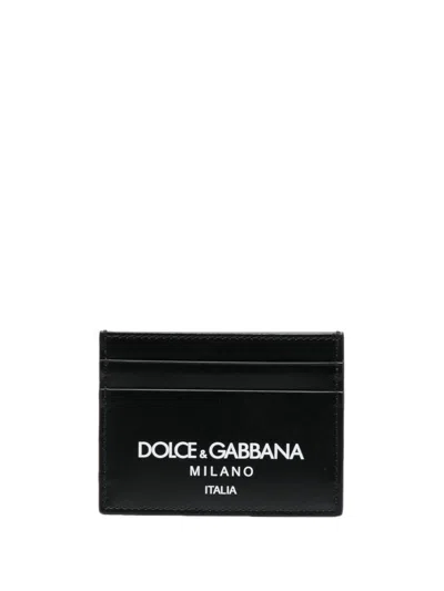 DOLCE & GABBANA DOLCE & GABBANA CARD HOLDER WITH PRINTED LOGO