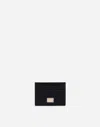 Dolce & Gabbana Card Holder With Tag In Black