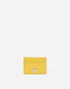 Dolce & Gabbana Card Holder With Tag In Yellow