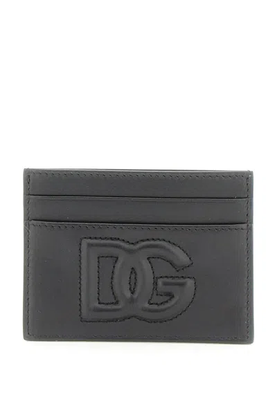 Dolce & Gabbana Cardholder With Logo In Nero