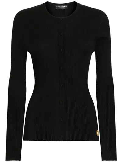Dolce & Gabbana Cardigan In Black