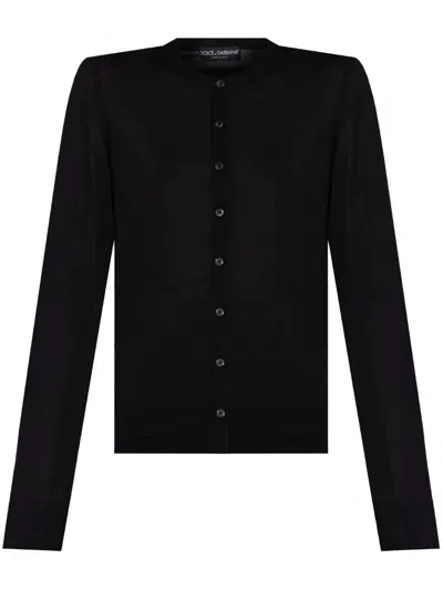 Dolce & Gabbana Cardigan In Black