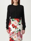 Dolce & Gabbana Crew Neck Cropped Length Cardigan