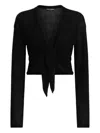 Dolce & Gabbana Cashmere Cardigan Sweaters And Cardigans Black In Black