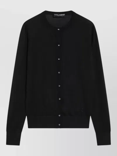 Dolce & Gabbana Cardigan In Black