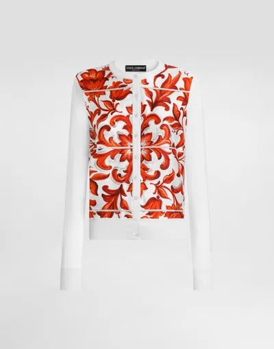 Dolce & Gabbana Cardigan C/bottoni In Multi