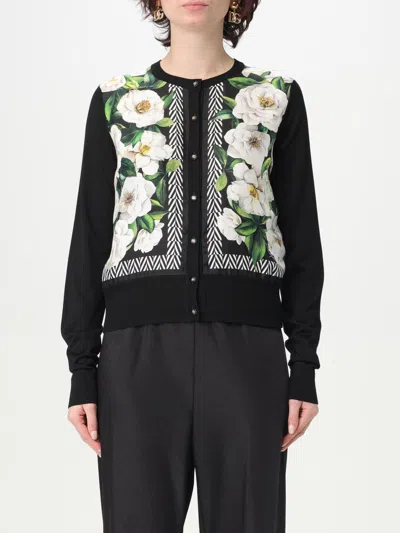 DOLCE & GABBANA CARDIGAN DOLCE & GABBANA WOMAN COLOR BLACK,G68076002