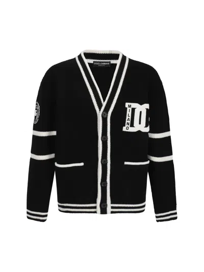 Dolce & Gabbana Cardigan In Black