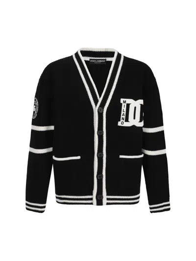 Dolce & Gabbana Cardigan In Black