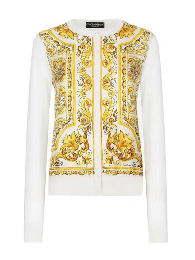 DOLCE & GABBANA CARDIGAN PRINT