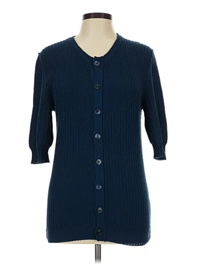 Pre-owned Dolce & Gabbana Cardigan Sweater In Blue