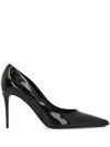 Dolce & Gabbana Stiletto Heel Patent Finish Pointed Toe Pumps