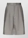 Dolce & Gabbana Cargo Bermuda Shorts In Cotton Gabardine