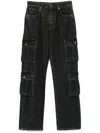 Dolce & Gabbana Cargo Trousers Featuring Wide Leg And Pockets In Black