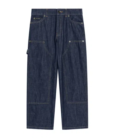 Dolce & Gabbana Cargo Jeans In Blue