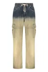 Dolce & Gabbana Beige Jeans With Drawstring In Denim