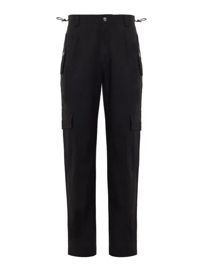 Dolce & Gabbana Cargo Pants In Cotton Black