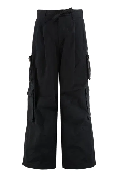 DOLCE & GABBANA DOLCE & GABBANA CARGO PANTS IN FAILLE