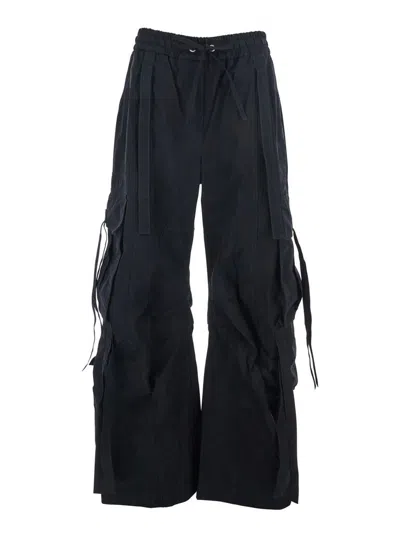 Dolce & Gabbana Mid-rise Cargo Pants In Black