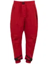 Dolce & Gabbana Man Pants Red Size 42 Polyamide