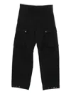 Dolce & Gabbana Cotton Cargo Trousers Clothing In Black