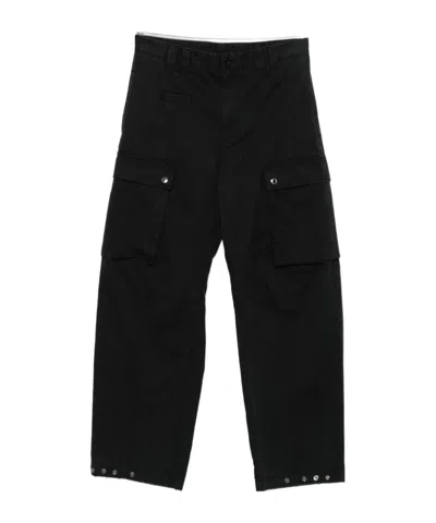 DOLCE & GABBANA CARGO-POCKET BUTTON-FASTENING TROUSERS