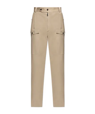 Dolce & Gabbana Cargo-pockets Trousers In Brown
