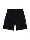 Dolce & Gabbana Boy's Branded Bermuda Cargo Shorts In Blue