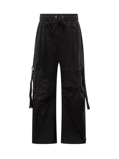 Dolce & Gabbana Cargo Trousers For A Trendy Wardrobe In Black