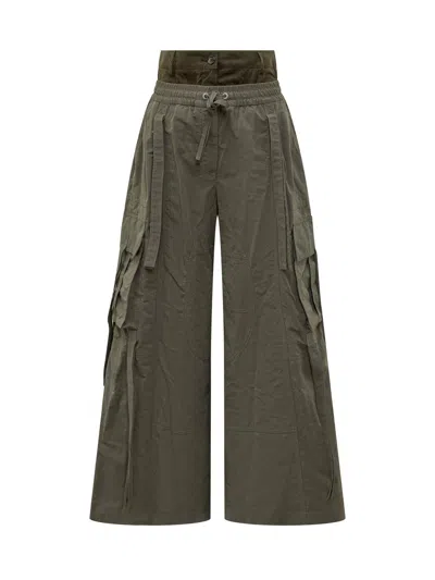 Dolce & Gabbana Cargo Trousers In Gray