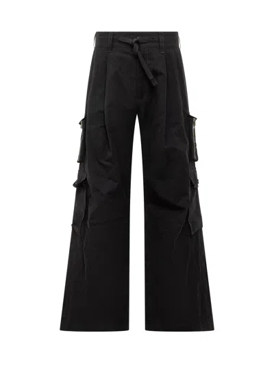 Dolce & Gabbana Cargo Trousers In Yellow