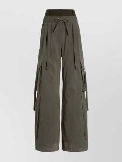 DOLCE & GABBANA CARGO TROUSERS WITH DRAWSTRING AND POCKETS