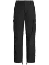 Dolce & Gabbana High-waist Cargo Trousers In Schwarz
