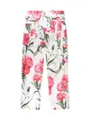 Dolce & Gabbana Carnation Pants In Multi