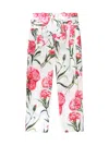 Dolce & Gabbana Carnation Pants In Multicolour