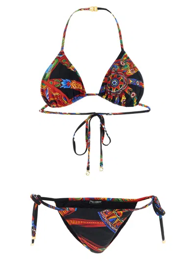 Dolce & Gabbana Carretto Bikini In Multicolor