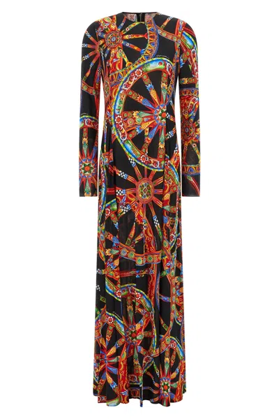 Dolce & Gabbana 'carretto' Dress In Multi
