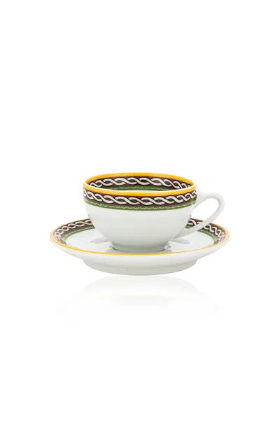 Dolce & Gabbana - Carretto  Espresso Cup And Saucer Set - Multi