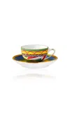 Dolce & Gabbana - Carretto Lemon Espresso Cup And Saucer Set - Multi