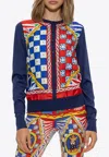 Dolce & Gabbana Carretto Button-down Silk Cardigan