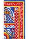 Dolce & Gabbana Graphic-print Scarf In Blue