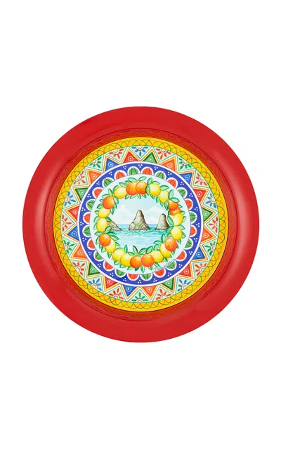 Dolce & Gabbana - Carretto Round Metal Tray - Multi