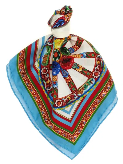 Dolce & Gabbana 'carretto' Scarf In Multi