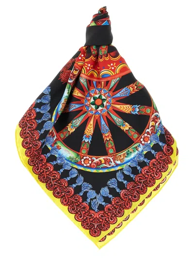 Dolce & Gabbana 'carretto' Scarf In Multi