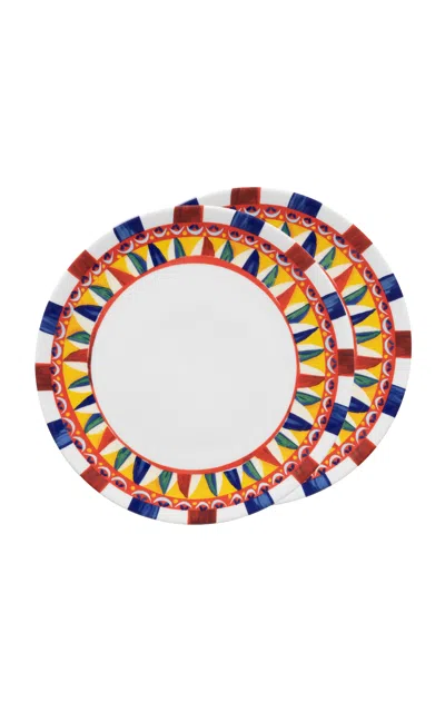 Dolce & Gabbana - Carretto Set Of 2 Dinner Plates - Multi