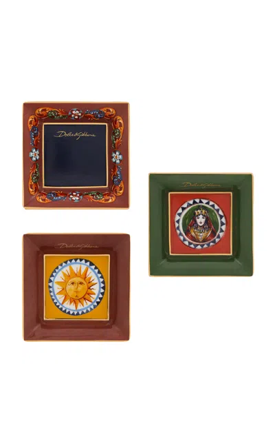 Dolce & Gabbana - Carretto Set Of 3 Trinket Dish - Multi
