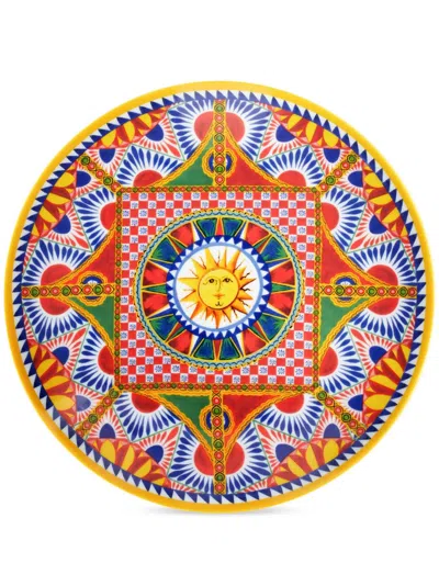 Dolce & Gabbana Carretto Sicilano Set-of-two Dinner Plates In Pattern