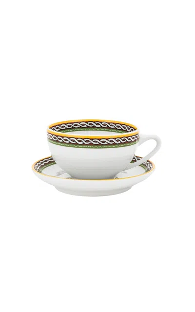 Dolce & Gabbana - Carretto Tea Cup And Saucer Set - Multi