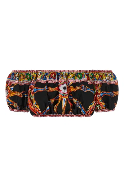 Dolce & Gabbana 'carretto' Top In Multi